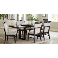Ashley Neymorton - Dark Grayish Brown - 7 Pc. - Rectangular Extension Table, 6 Side Chairs
